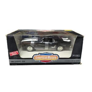 ERTL American Muscle '69 Black Chevy Camaro Z/28 1/18 Scale Die Cast Metal Car